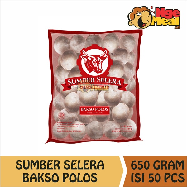 

SUMBER SELERA Bakso Polos isi 50 Pcs