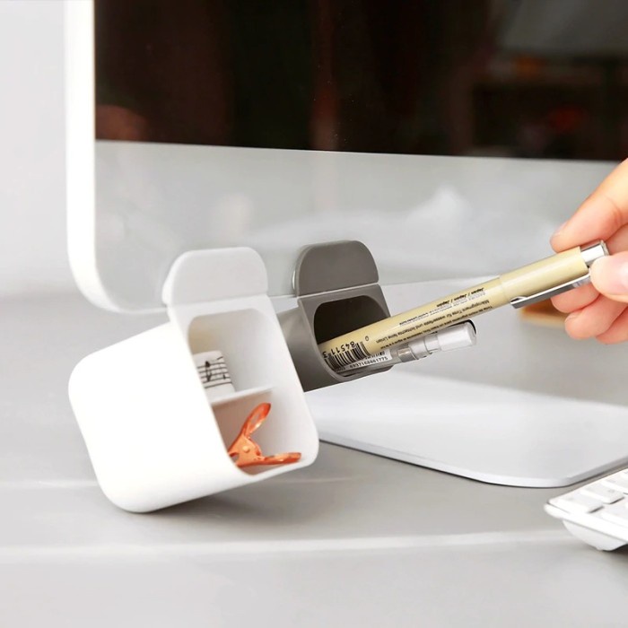 

Bergaransi Holder Multifungsi Monitor Organizer Pen Pulpen Pencil Desk Promo