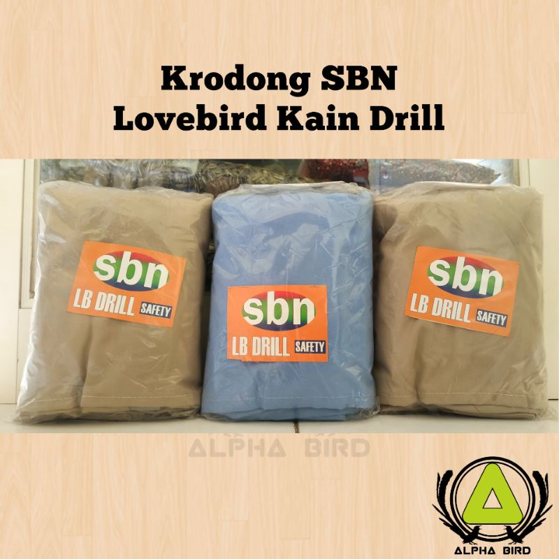 Krodong Lovebird Kain Drill Merk SBN
