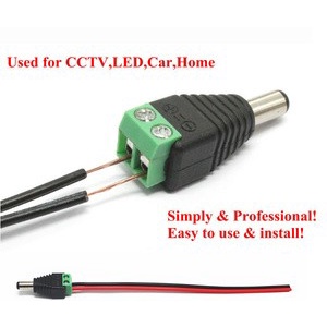 [CCTV Parts] DC Connector / Jack Male 2.1 x 5.5 mm