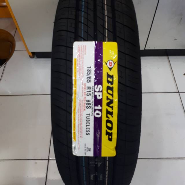 Ban Dunlop SP10 RING15 ukuran 185/65/R15 OEM Avanza S, Veloz, dll