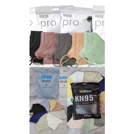 masker KN95 pro MOUSON / ALKINDO / WEMAZE isi 10pcs