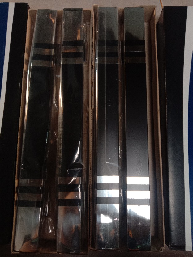 Handle Pintu Rumah Kotak 4x2cm 45 Cm Black Hitam Kombinasi Ss Tarikan Pintu Gagang Pintu Kunci Pintu