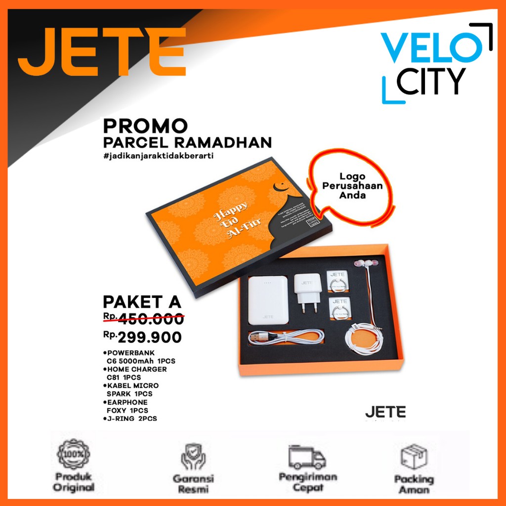 Parcel Lebaran JETE Custom Logo Perusahaan - Paket