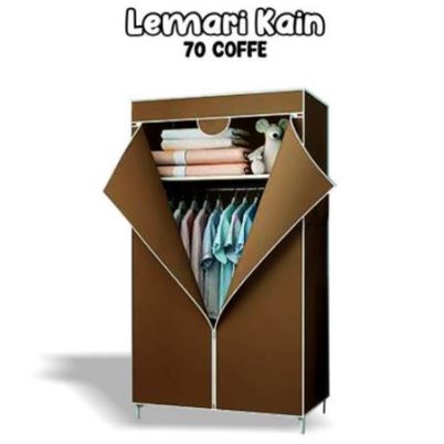 Lemari Portable Lemari Serbaguna Kain Lemari gantungan Lemari resleting Lemari polos Worldhome66