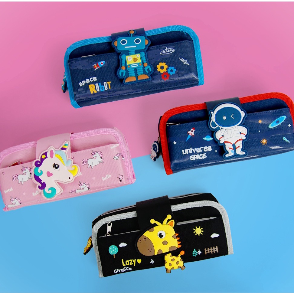 

pencil case model mirip smiggle 6594
