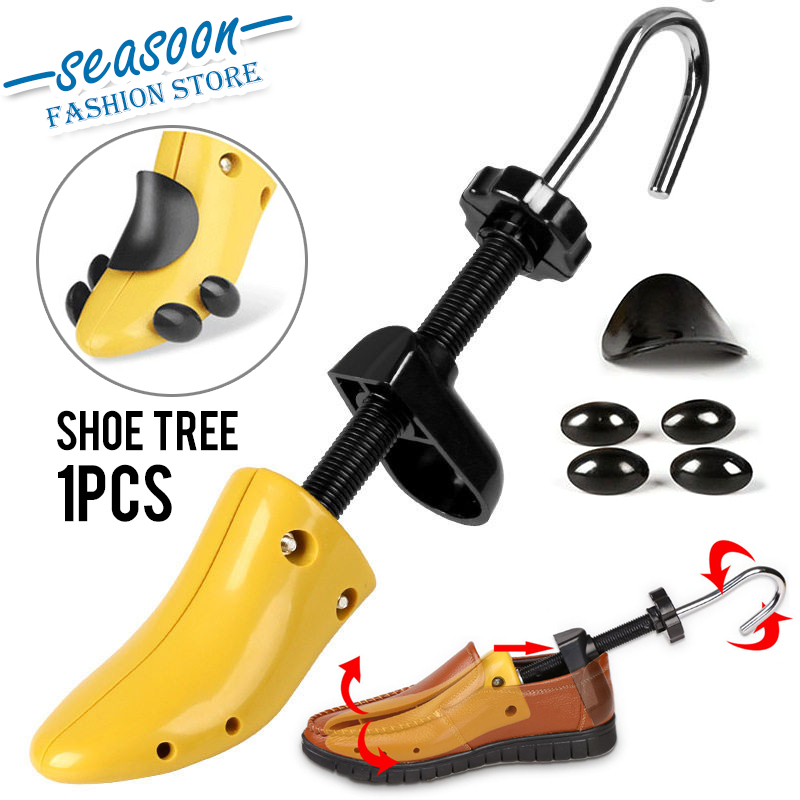 Alat Perawatan Sepatu, Sesuaikan Ukuran Sepatu Kebesaran, Adjustable Shoe Tree Stretcher Expander Bahan Plastik untuk Size 35-47