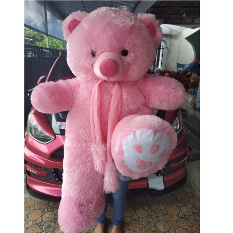 Boneka Teddy Bear FLUFFY PLUFY PREMIUM 1Meter SNI