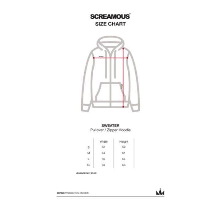 Jaket hoodie screamous / hoodie pria wanita distro / hoodie pria full coton / jaket hoodie terbaru 2021