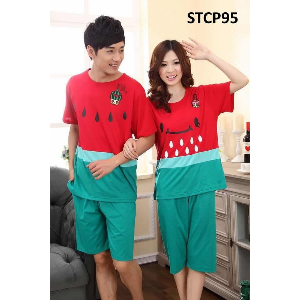 Baju Tidur Couple Baju Tidur Pasangan Watermelon