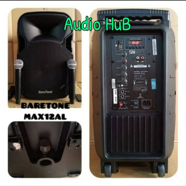 SPEAKER PORTABLE BARETONE MAX 12 AL 12 INCH BARETONE MAX12AL MAX 12AL