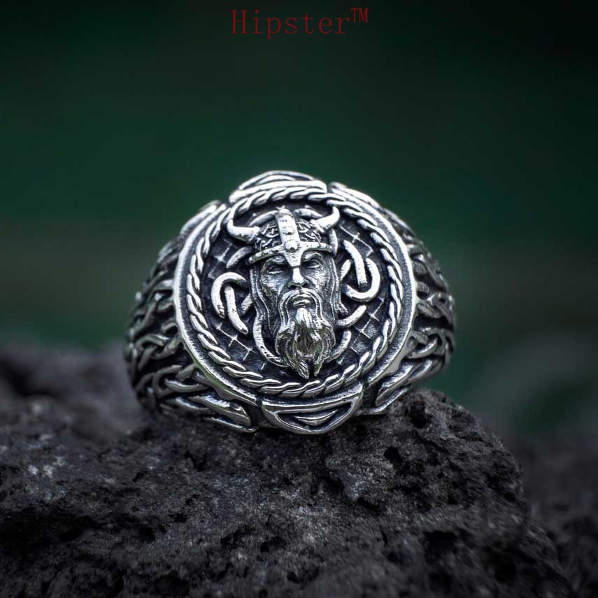 New Silver Ring Domineering Men