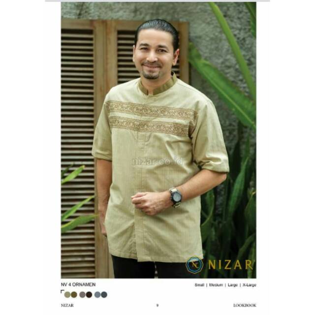 baju koko nizar bordir terbaru 2019