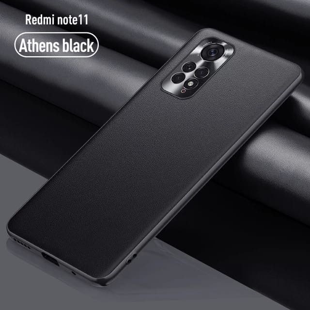 REDMI NOTE 11 / 11 PRO 4G 5G SOFT CASE LEATHER LUXURY METAL CAMERA