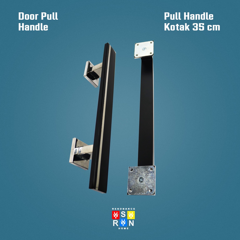 Pull Handle FORTUNA 35 cm I Stainless I Gagang Pintu I Motif Kotak