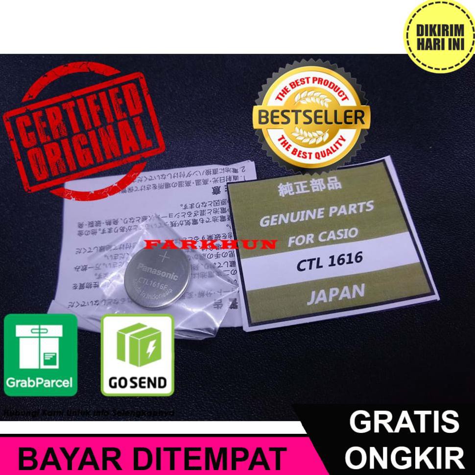 (BAYAR DITEMPAT) OE5293 BATERAI ORI PANASONIC CTL 1616 RECHARGEABLE ISI ULANG CTL1616 ORIGINAL