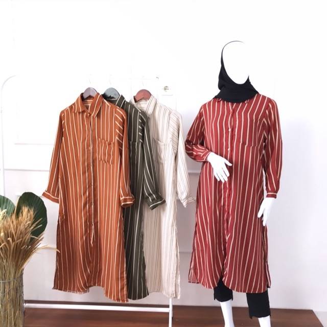 Stripe Long Tunik
