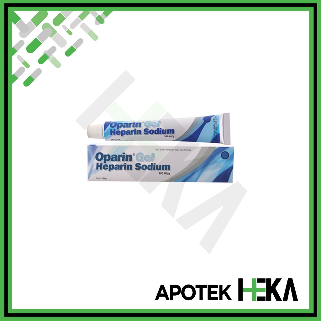 Oparin Gel 20 g - Salep Heparin untuk Memar Lebam (SEMARANG)