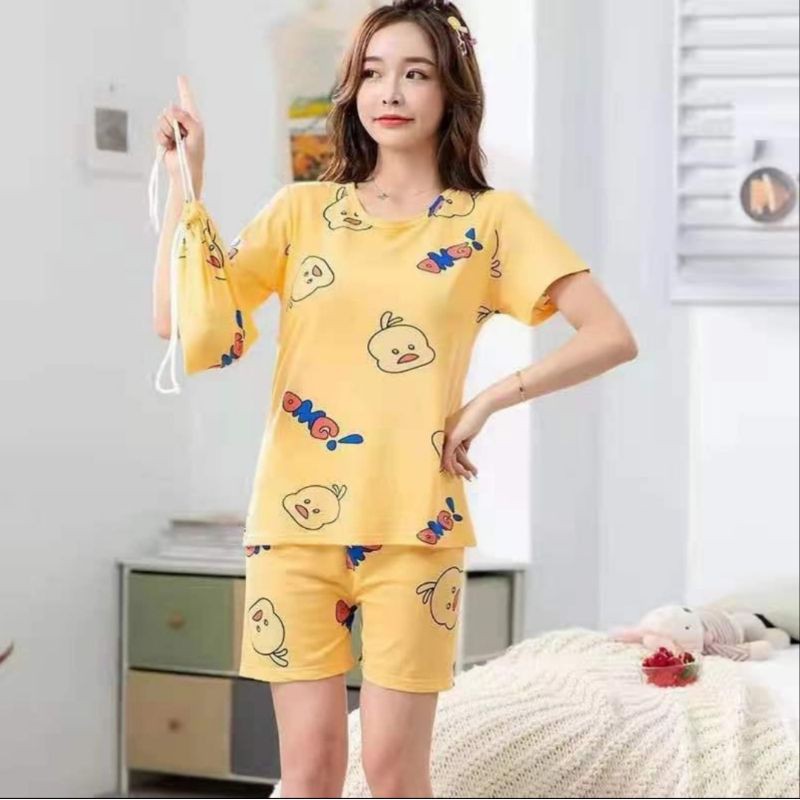 Stelan Baju Tidur Import hp/fashion wanita/baju tidur murah C03-D