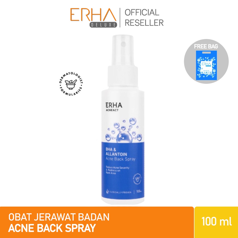 ERHA Acne Back Spray BHA &amp; Allantoin 100 ml - Obat Jerawat Punggung