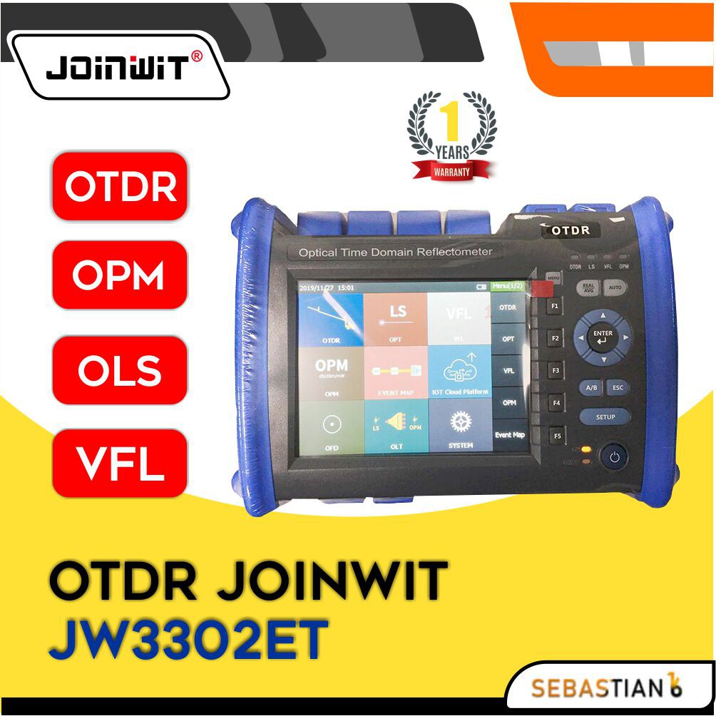 OTDR Joinwit JW3302ET Fiber Optik Optical Domain Reflectometer FTTH