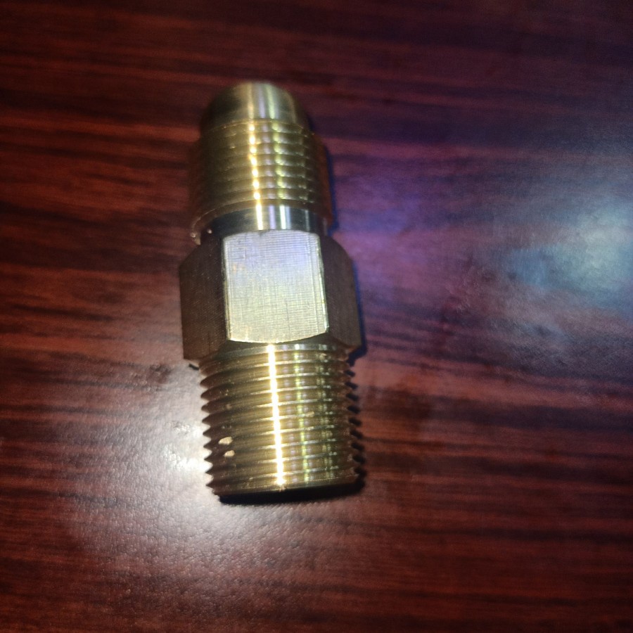 Sambungan Gas 5/8 dobel nepel oksigen