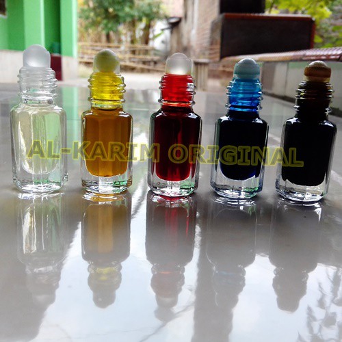 Jafaron Minyak Wangi Jenis Lengkap Biru Kuning Hitam Putih Merah