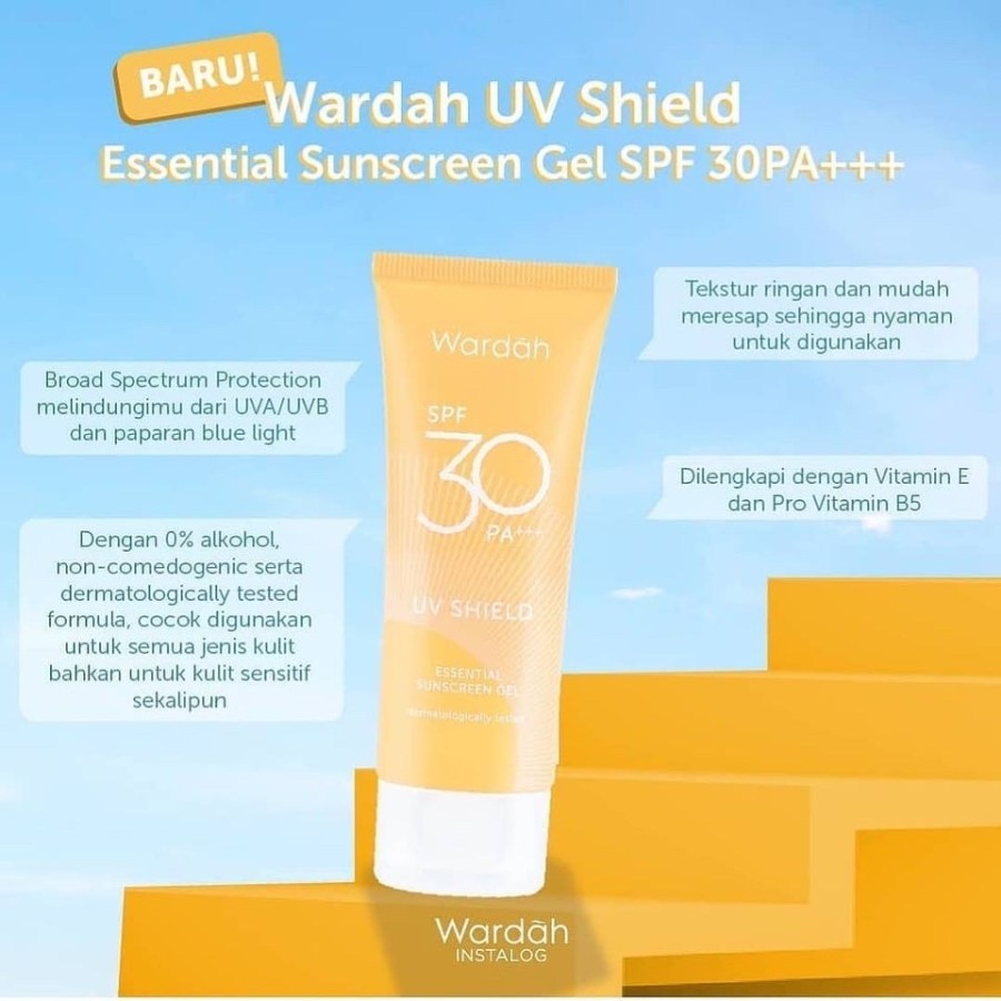 Wardah Sunscreen Sun Care Sunscreen Gel SPF30 / Sunblock Wardah