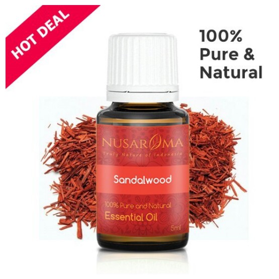 5ml - Sandalwood Essential Oil | 100% Pure and Natural | Nusaroma