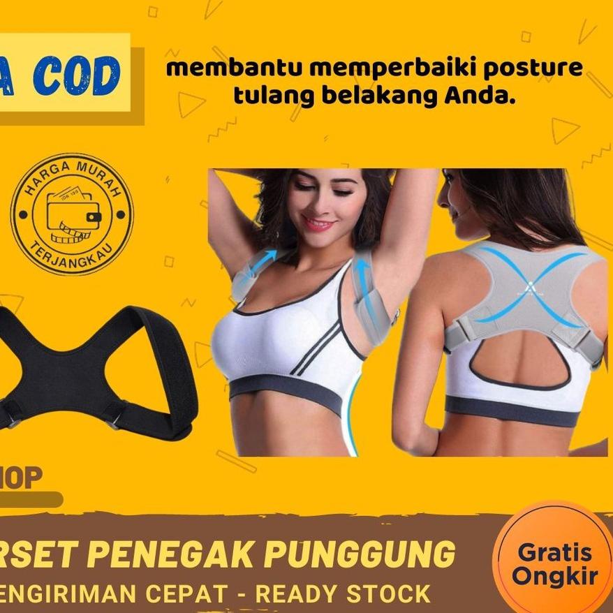 ✪ Terapi Punggung Back Support Posture Corrector BRACE PLUS POSTURE CORRECTOR PENYANGGA PUNGGUNG M52