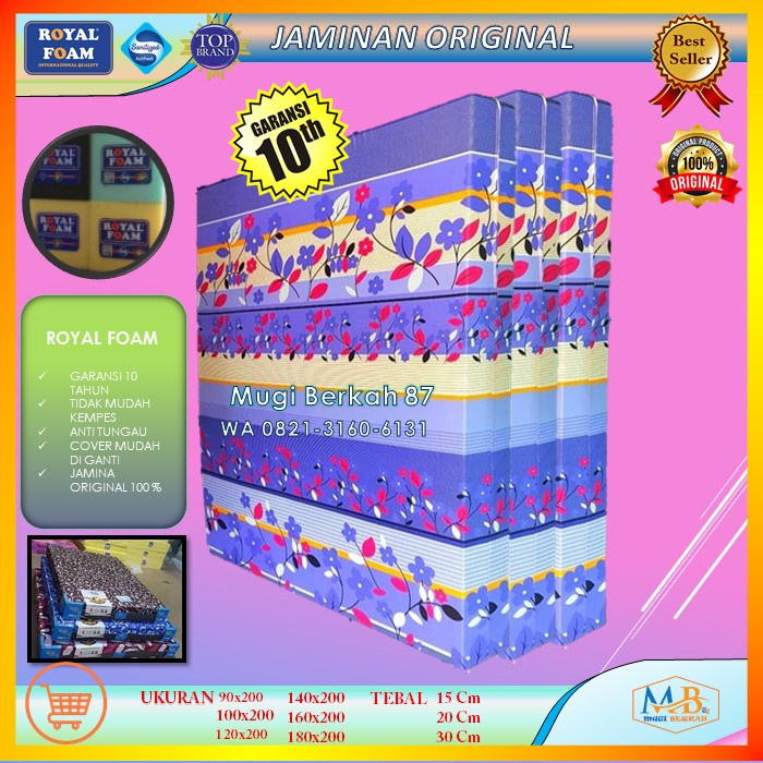 Kasur Busa Royal 140x200x15 Premium