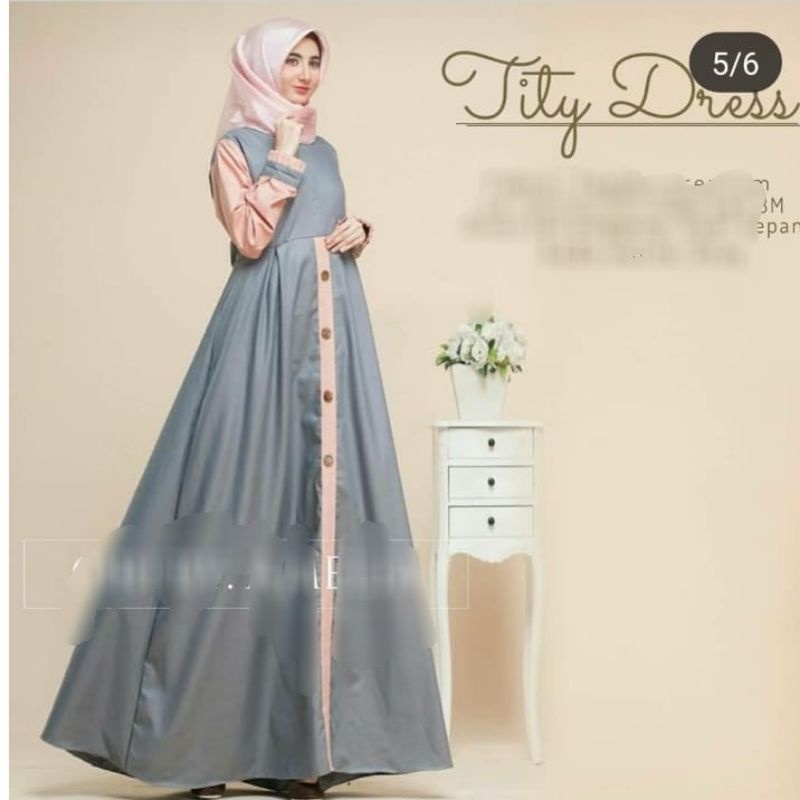 Tity dress fashion muslim wanita