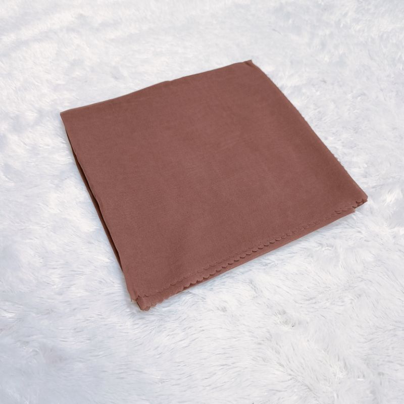 Jilbab Bella Square Laser Cut Original Polycotton PREMIUM Kerudung Segi Empat-Laser COKSU