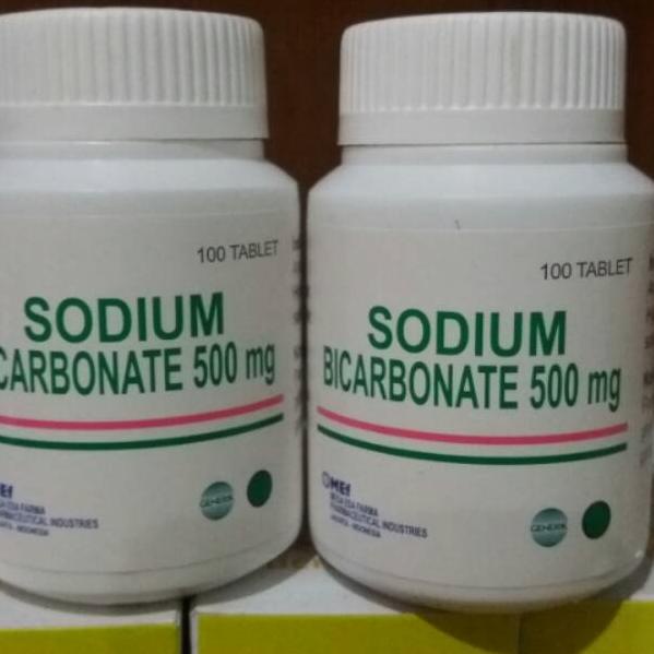 TD244 Sodium Bicarbonate 500mg ( Bicnat ) isi 100 tablet Promo Hari ini