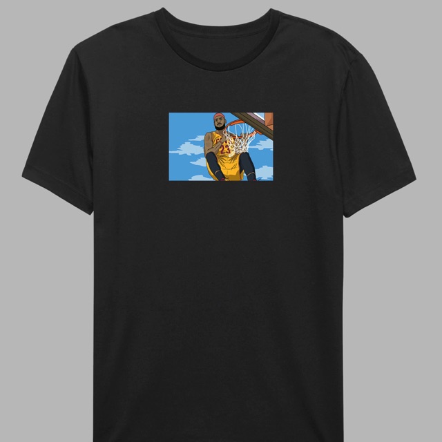 Kaos basket tshirt nba lebron james cavaliers