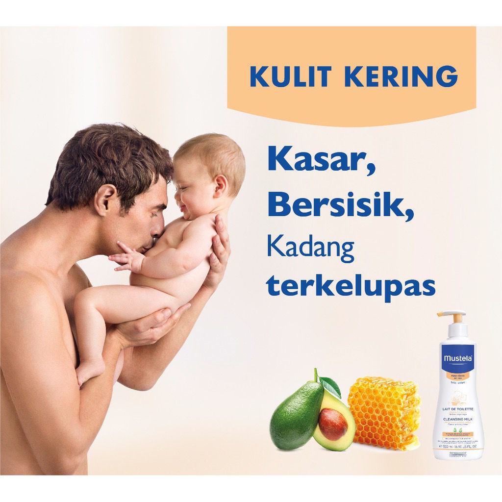 Mustela Kulit Kering / Dry Skin - Nourishing Face Cream With Cold Cream Bayi Kulit Kering Bersisik Mustela