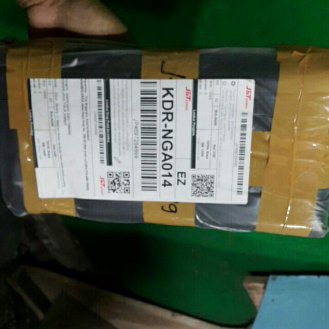 (1 Meteran) Mulsa Pertanian Hitam Perak Plastik Packing Paketan Eceran Merk Acak Bell Matahari Ktg