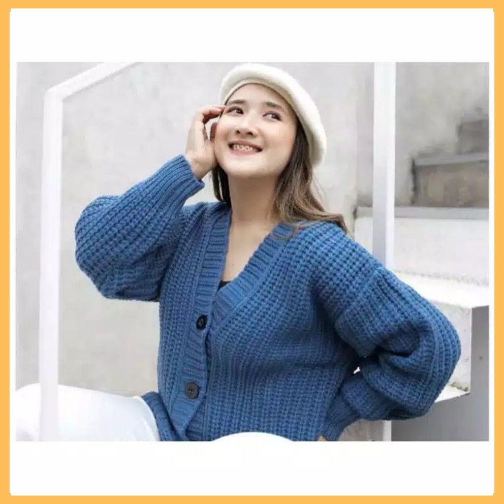 ARSY CARDY / CROP CARDY WANITA / Cardigan Crop / Cardy Rajut / Outer Wanita / Cardigan Rajut Wanita-7