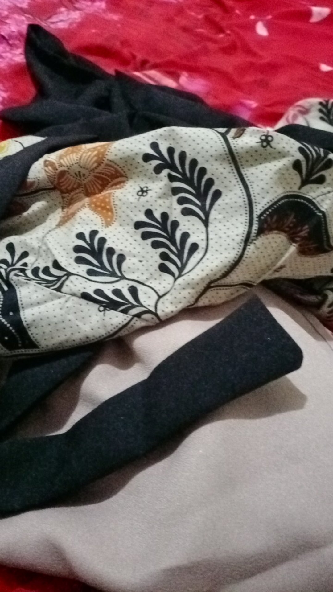 Tey-17 Batik Wanita Asj Sa Hrb026 Kenongo Kemeja Tosca Pendek