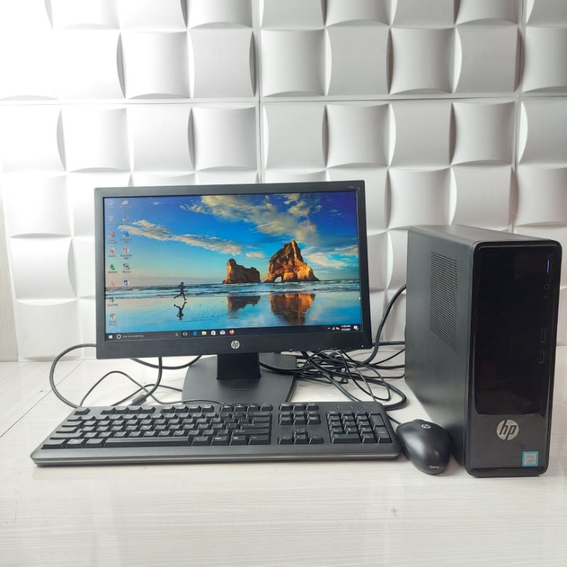 Paketan PC HP SLIM 290-P0031 Core i3-8100@3.60 GHzRam 4 gb Ddr 4 Hdd 1 TB
