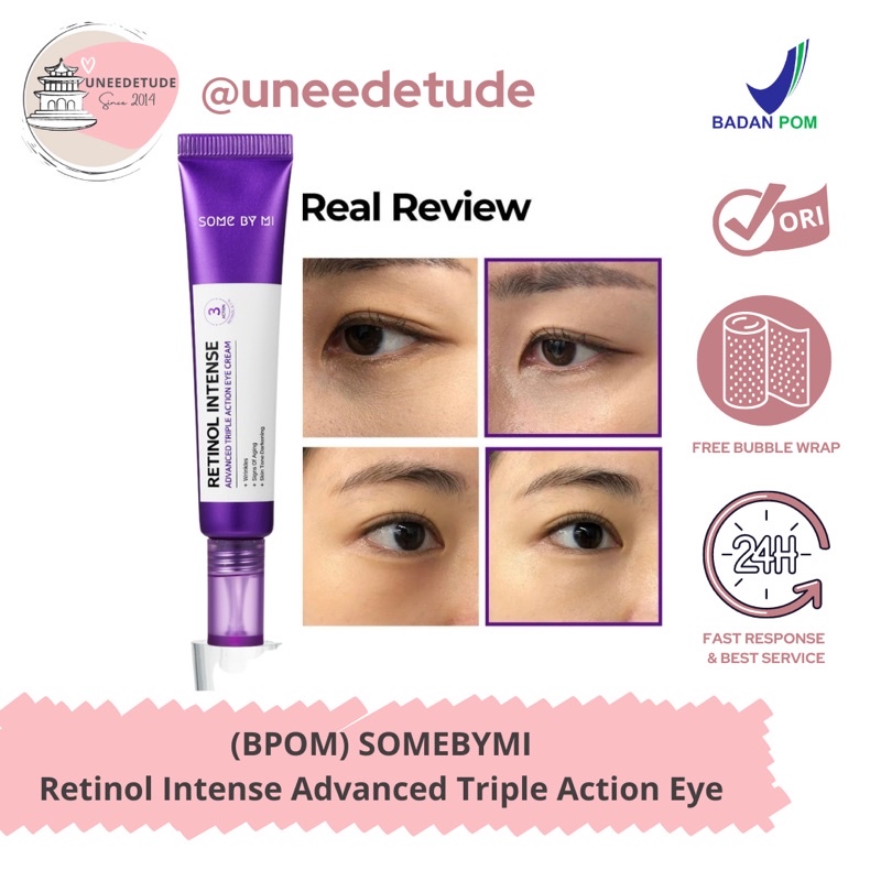 Jual (BPOM) SOMEBYMI Retinol Intense Advanced Triple Action Eye Cream Shopee Indonesia