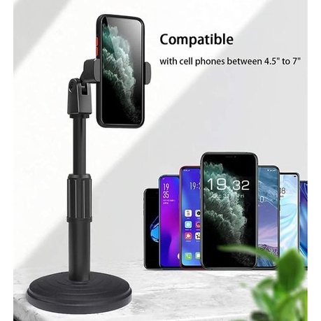 Stand hp meja robot Stand dudukan Phone adv Holder 360 derajat holder 360 tripod hp handphone