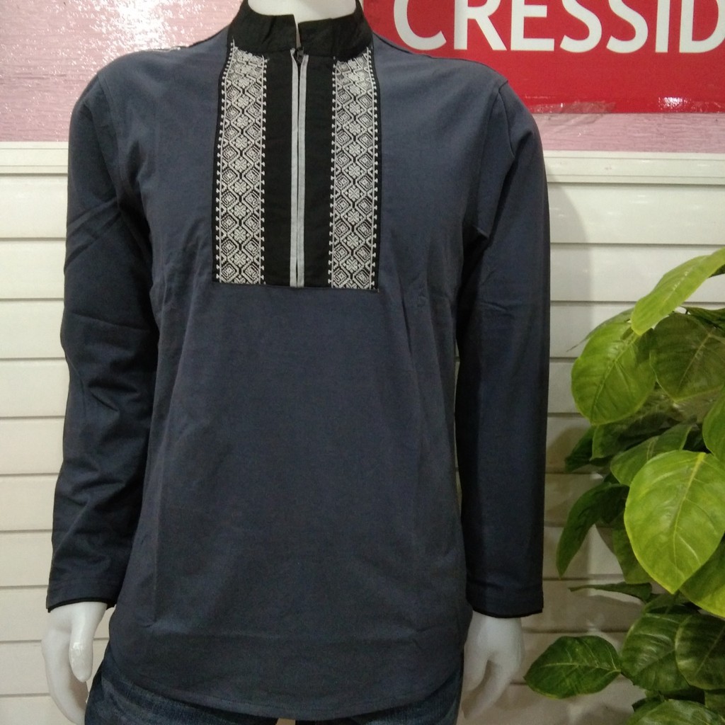 gof CRESSIDA MMSJK.902004 BAJU KOKO PRIA SLIMFIT Kemeja Casual Kemeja Lengan Panjang