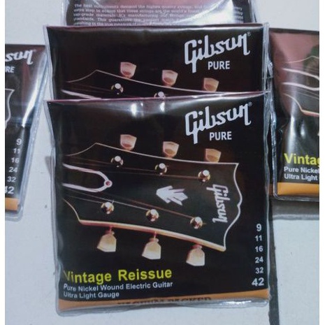 senar gitar Gibson lokal 1set senar gitar akustik 09