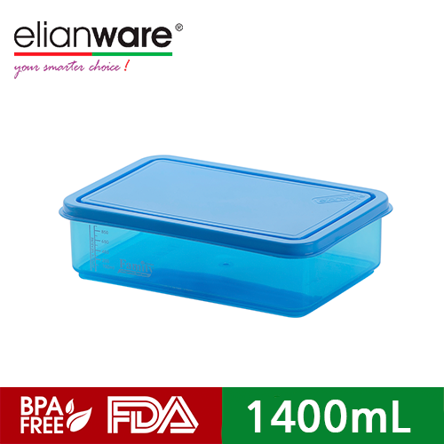 Elianware Food Case Rectangle BPA Free Toples Kotak Makanan 1400ml 2800ml 4000ml