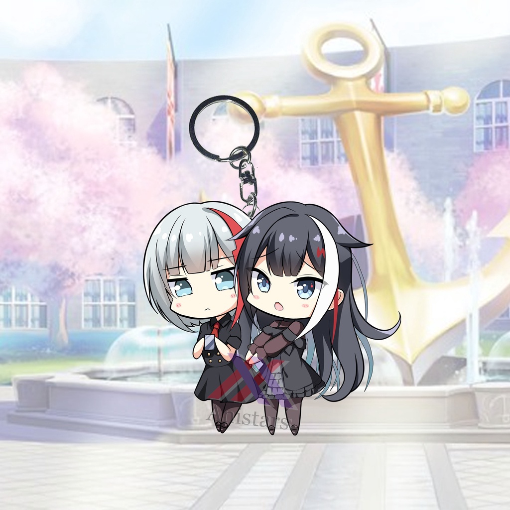 Gantungan Kunci Anime azur lane admiral graf spee % deutchland 01 Ganci - Key Chain - Souvenir - Ani