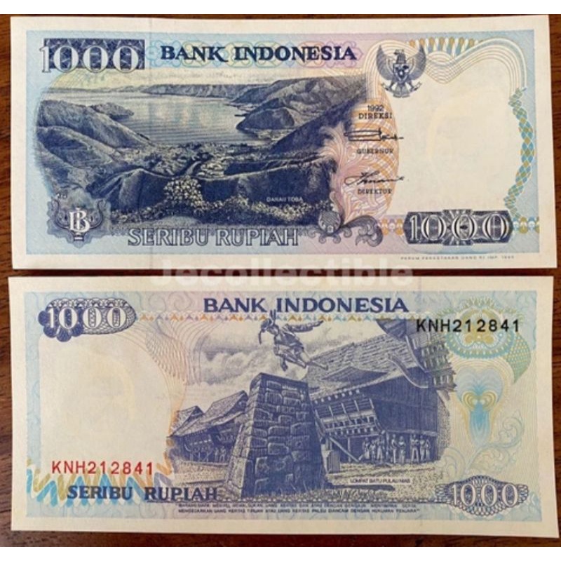 uang kuno 1000 rupiah kertas