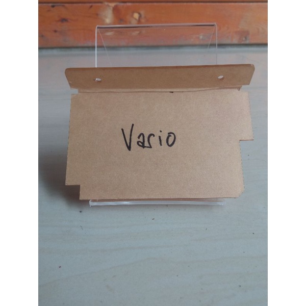 mudflap akrilik vario 125 old / mudflap akrilik vario 150 led / mudflap vario akrilik / mudflap vari