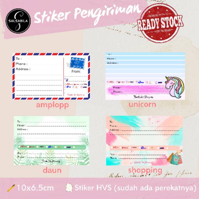 

[READY STOK] Stiker Pengiriman / stiker packaging sticker for shipping