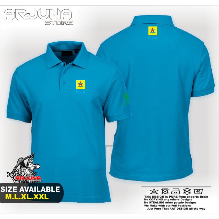 Poloshirt / Kaos Polo PLN Persero Terbaru Best Quality -KHARMEN